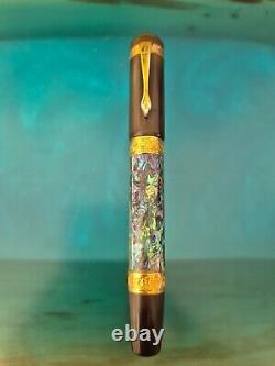 Stylo plume édition limitée Ancora Ravenna en or 18 carats, boîte incluse. Bon état.