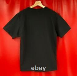 Superior Black On Black Box Logo Tee T-shirt Rare Excellent État Taille Large