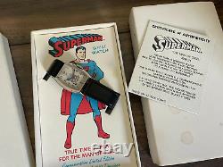 Superman Commémorative Limited Edition 1939 Montres Mint Condition & Rare