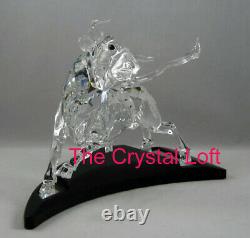 Swarovski Edition Limitée Crystal Bull Mint Condition Complete With Stand