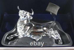 Swarovski Edition Limitée Crystal Bull Mint Condition Complete With Stand