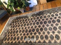 Tapis en laine Bokhara tissé à la main en édition limitée, L244 x l155 cm EXCELLENTE CONDITION