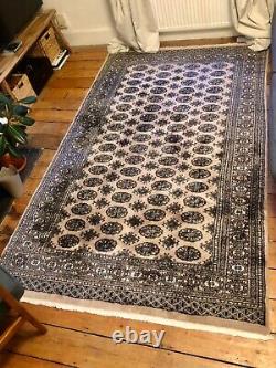 Tapis en laine Bokhara tissé à la main en édition limitée, L244 x l155 cm EXCELLENTE CONDITION