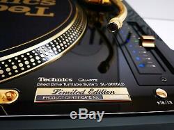 Technics Sl-1200gld 1200, Édition Limitée, Or 24 Carats, Condition No. 2280