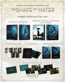 The Shape Of Water (one Click) Manta Lab Blu-ray Steelbook Scellé + Menthe