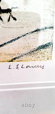 Titre traduit en français: Édition limitée signée par l'original L.S. Lowry: Bateaux de ferry en parfait état
