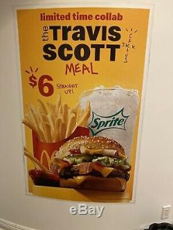 Travis Scott Mcdonalds Poster Impeccable Limited Edition Poster
