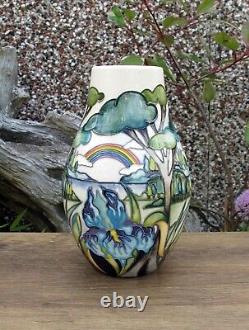 Vase MOORCROFT RAINBOW LAKE forme 117/7 Édition Limitée 18/20 Prix de détail £845