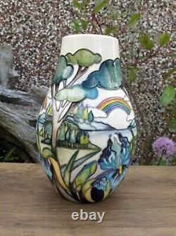 Vase MOORCROFT RAINBOW LAKE forme 117/7 Édition Limitée 18/20 Prix de détail £845