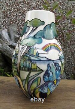 Vase MOORCROFT RAINBOW LAKE forme 117/7 Édition Limitée 18/20 Prix de détail £845