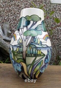 Vase MOORCROFT RAINBOW LAKE forme 117/7 Édition Limitée 18/20 Prix de détail £845