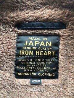 Veste Iron Heart N1, Taille M, Marine, Fabriquée au Japon, Excellent État