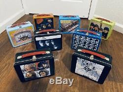 Vintage 1999 Beatles Lunchboxes (set Of 8) D'apple Ltd Très Bon État