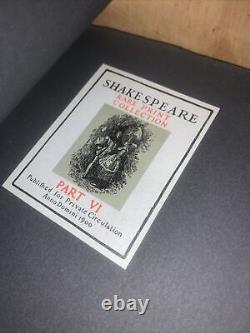 William Shakespeare Rare Print Collection! Reliure En Mauvais État