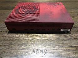 Xbox One S Gears Of War 4 Limited Edition 2tb Console Rare Excellent État
