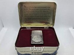 Zippo Limited Edition 60th Anniversary Lighter Bon État Utilisé Plusieurs Fois