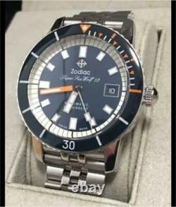 Zodiac Diver's Watch Super Sea Wolf 53 Zo9266 Swiss Made Bon État